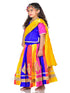 BookMyCostume Radha Garba Lehenga Choli Kids Fancy Dress Costume for Girls with Jewellery - Premium - Multicolor